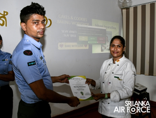 COOKIES AND CAKE BAKING BAKING WORKSHOP AT SLAF BASE RATMALANA