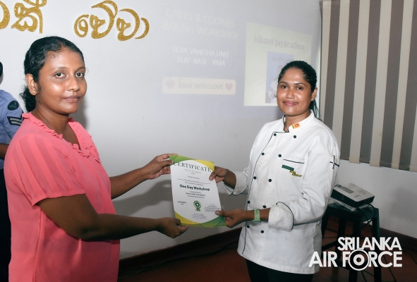 COOKIES AND CAKE BAKING BAKING WORKSHOP AT SLAF BASE RATMALANA