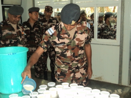 New Yoghurt Project Opened At SLAF Station Mullaittivu